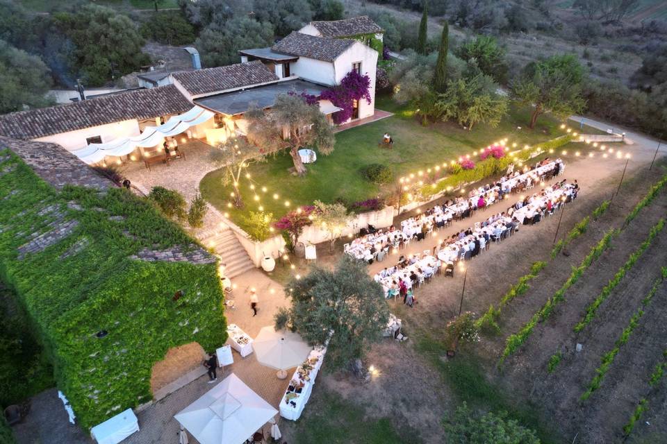 cena sotto le stelle