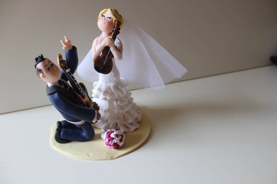 Cake toppers by B