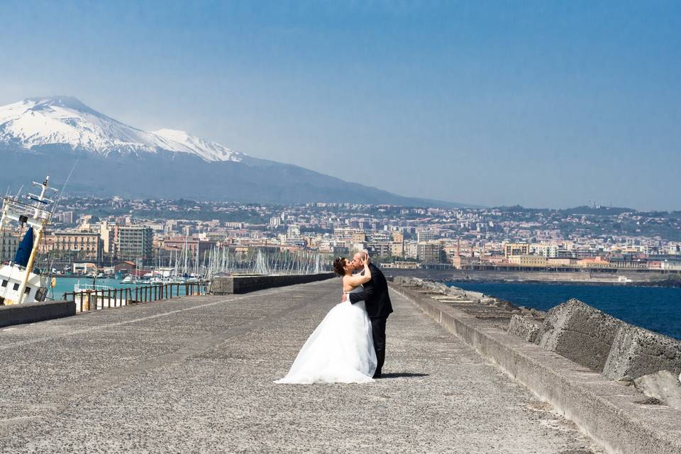 Wedding photo Porto di Catania