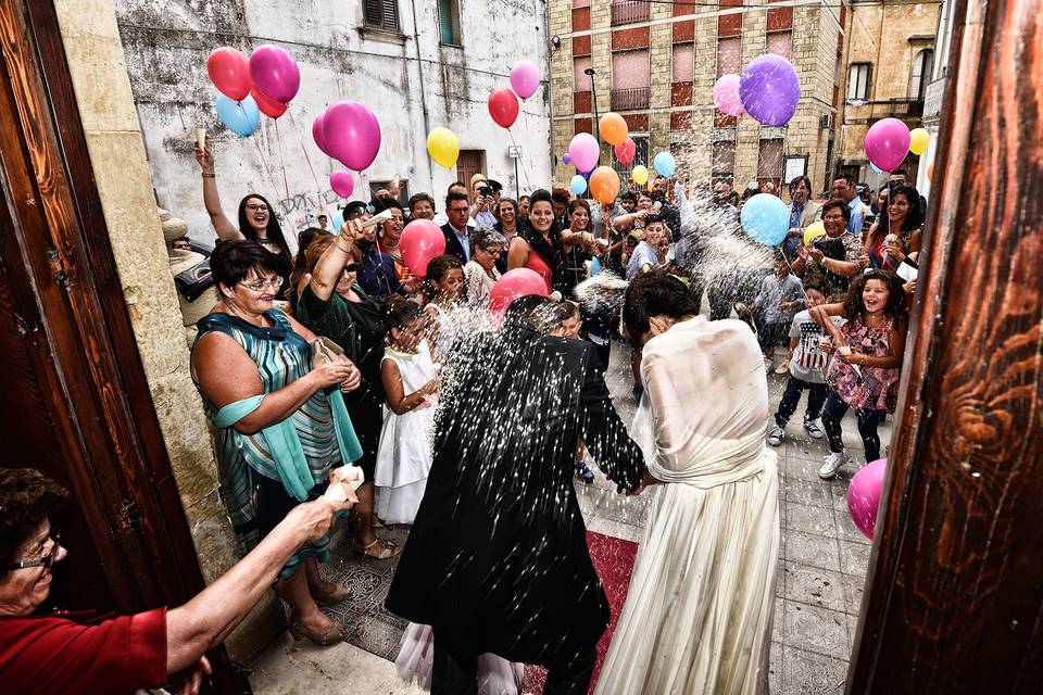 Divieto di lancio di coriandoli per matrimoni a Matera