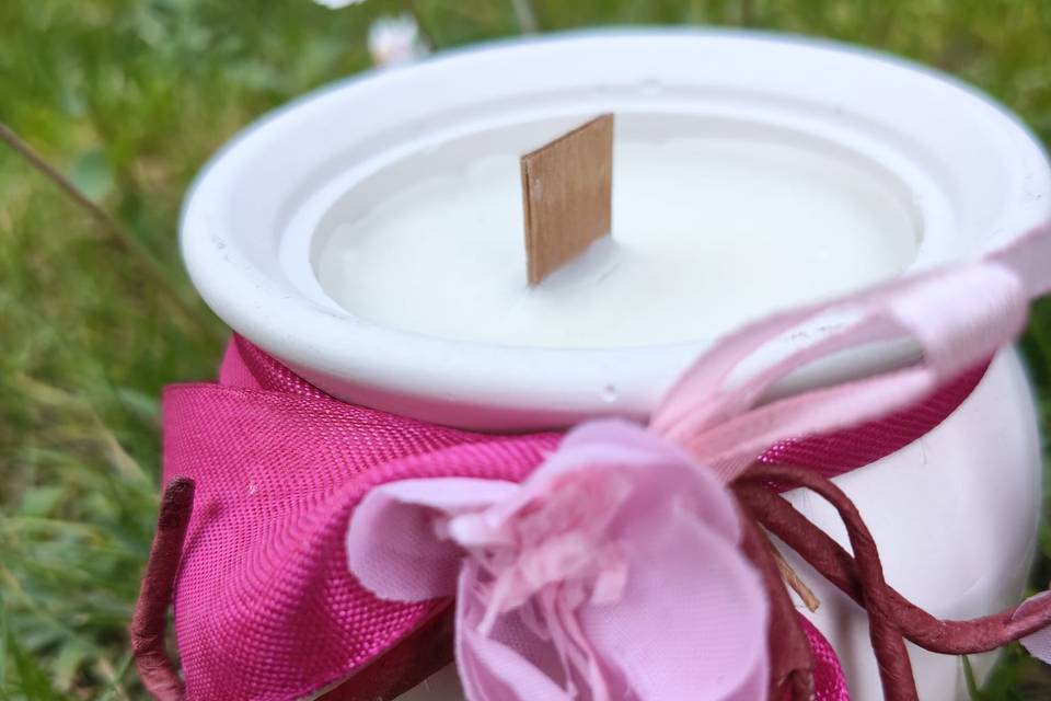 Vasetto in gesso