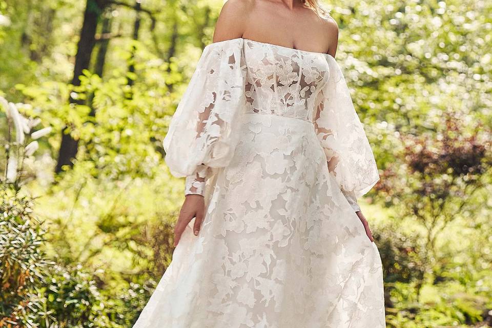 Abito sposa svasato