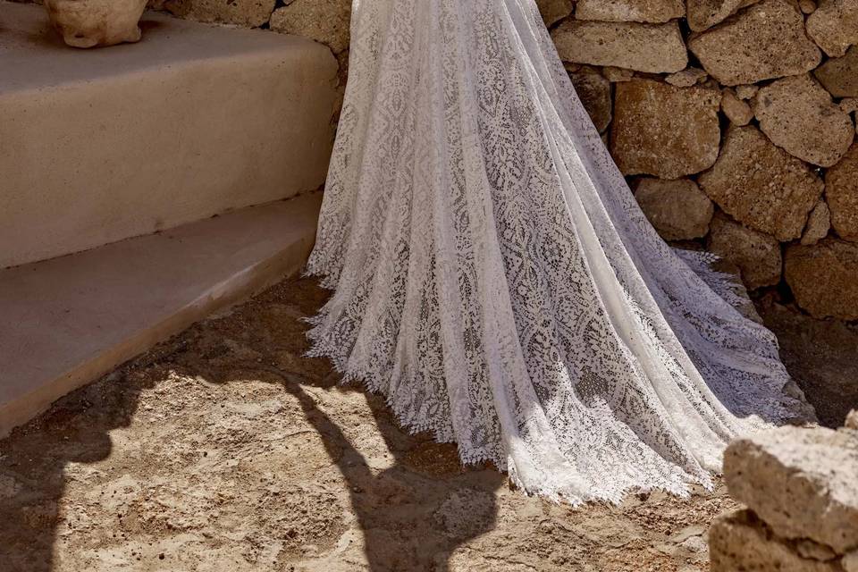 Abito sposa svasato