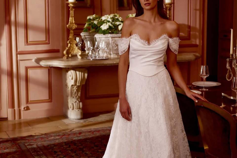 Abito sposa svasato