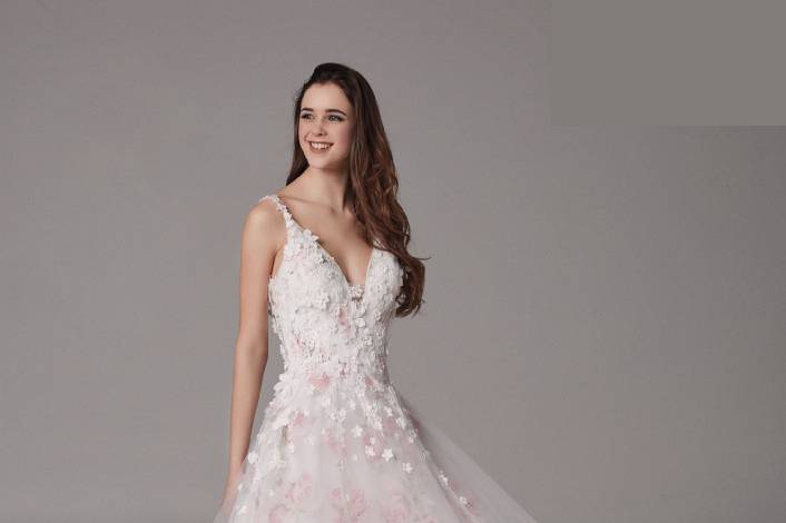 Abito sposa floreale