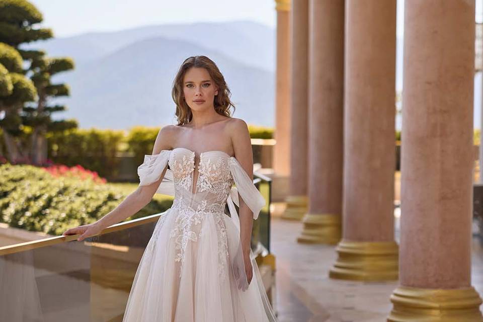 Abito sposa svasato