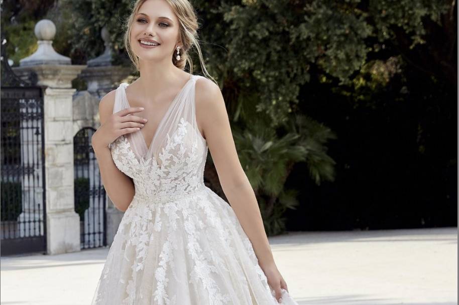 Abito sposa romantico