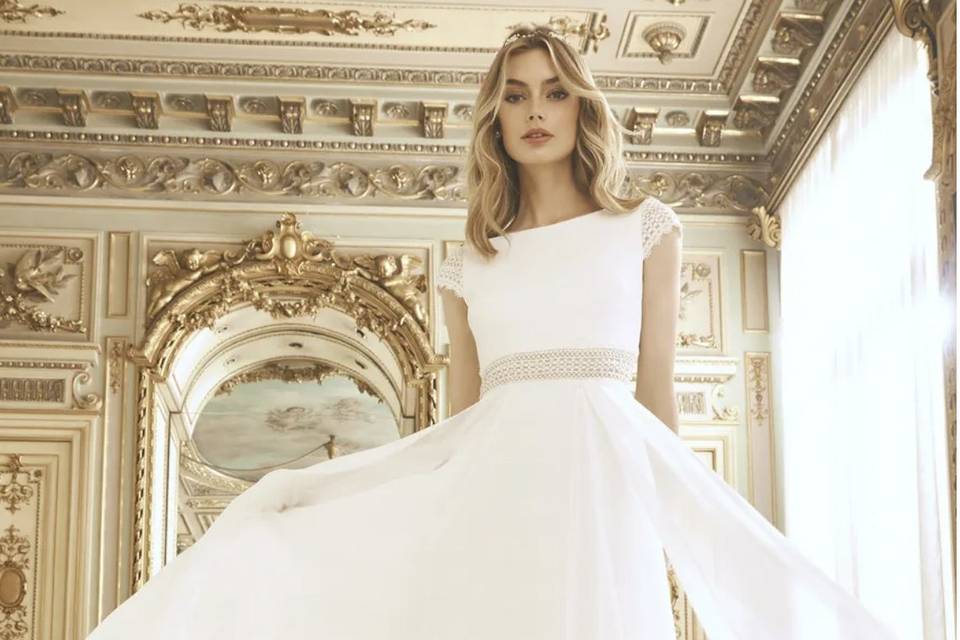 Abito sposa chiffon