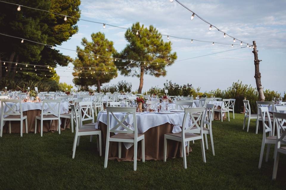 Cena in giardino
