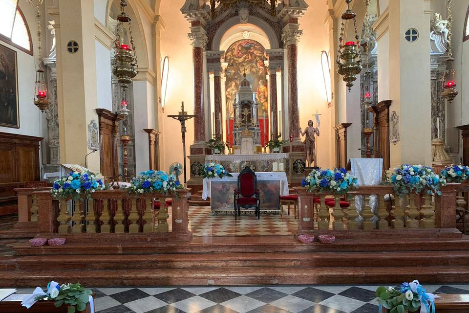 Allestimento chiesa