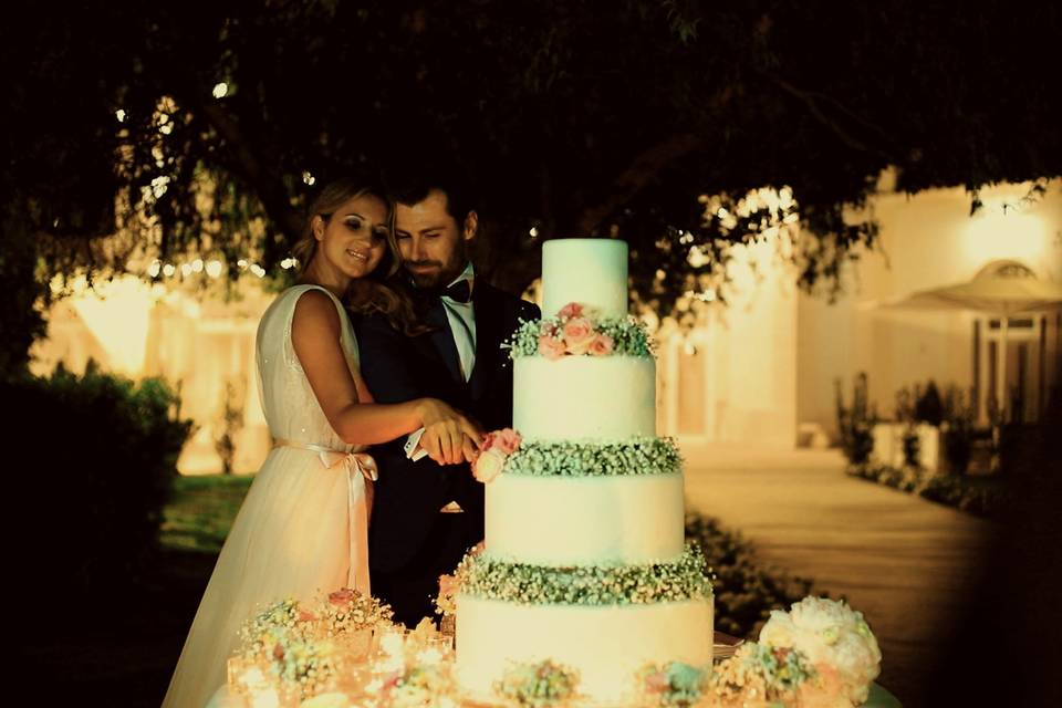 Sposa accompagnata dal papà