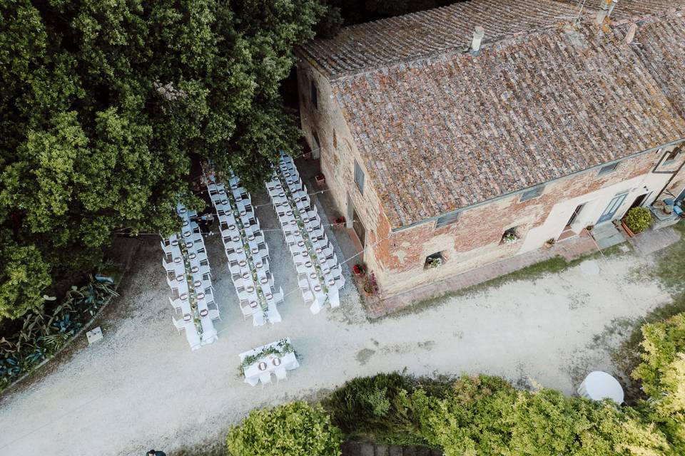 Vista dall'alto Fronte Scuderi