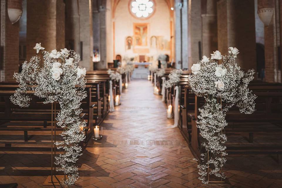 Gypsophila e Rose