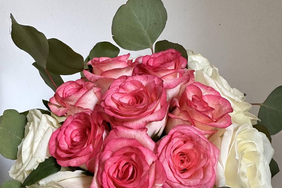 Bouquet rose jumilia & rose bi