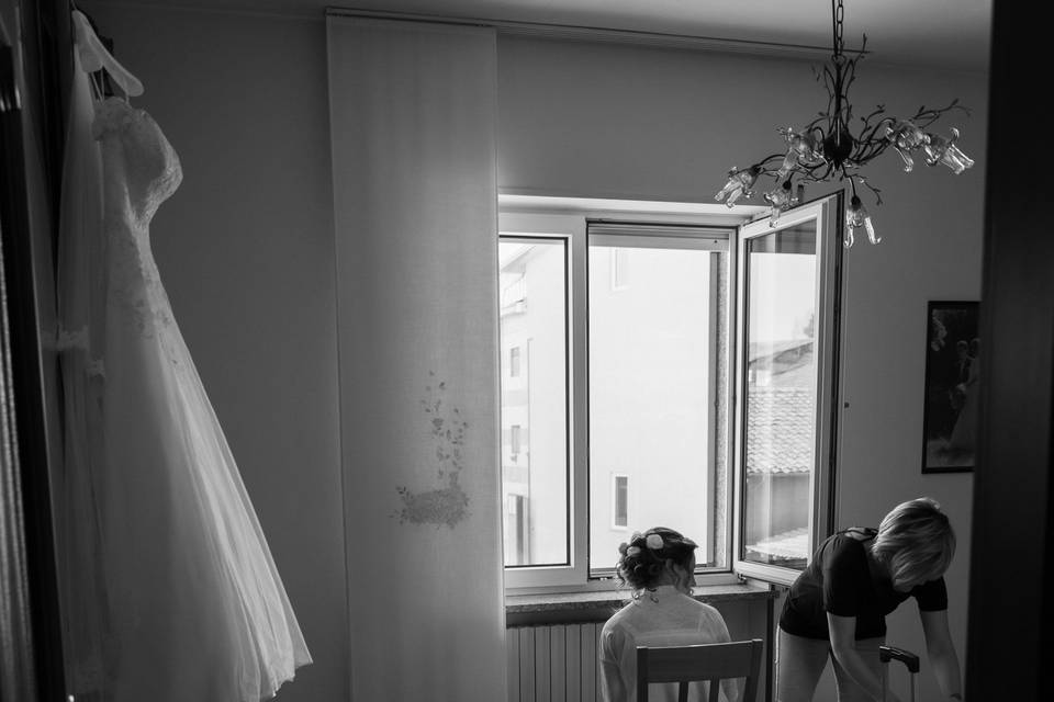 Preparazione sposa