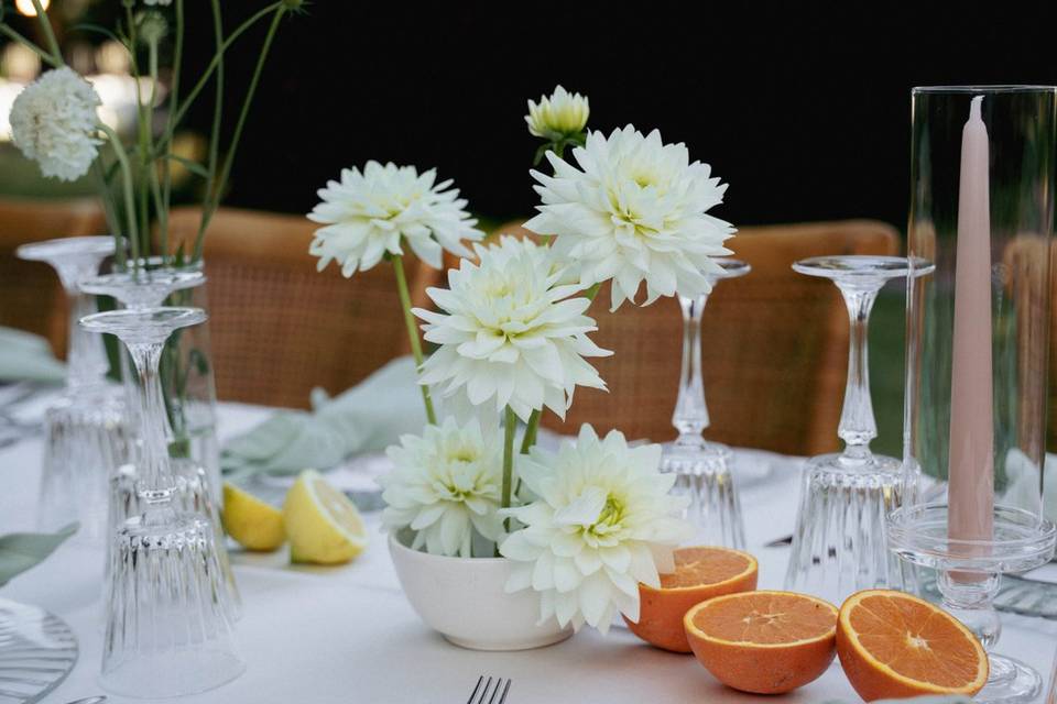 Orange and Flowers