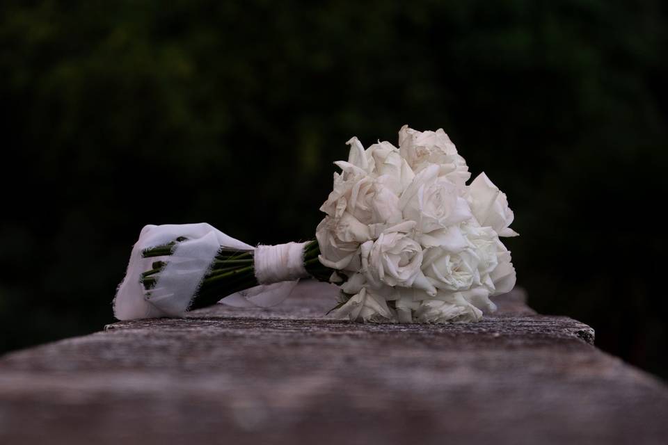 Bouquet rose bianche