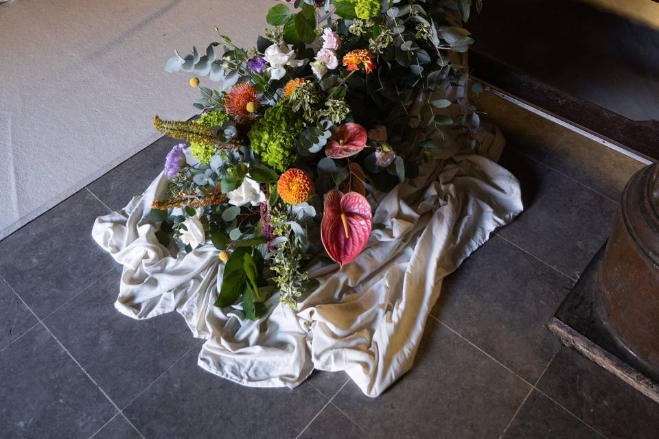 Dett. composizioni floreali