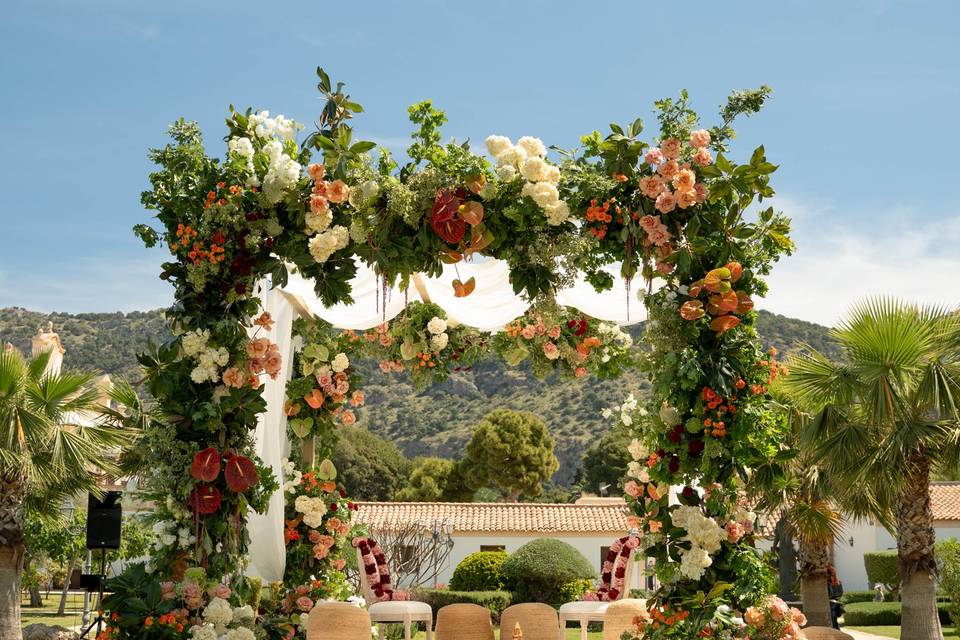 Mandap - vista frontale