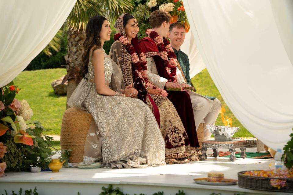 Mandap and Bride