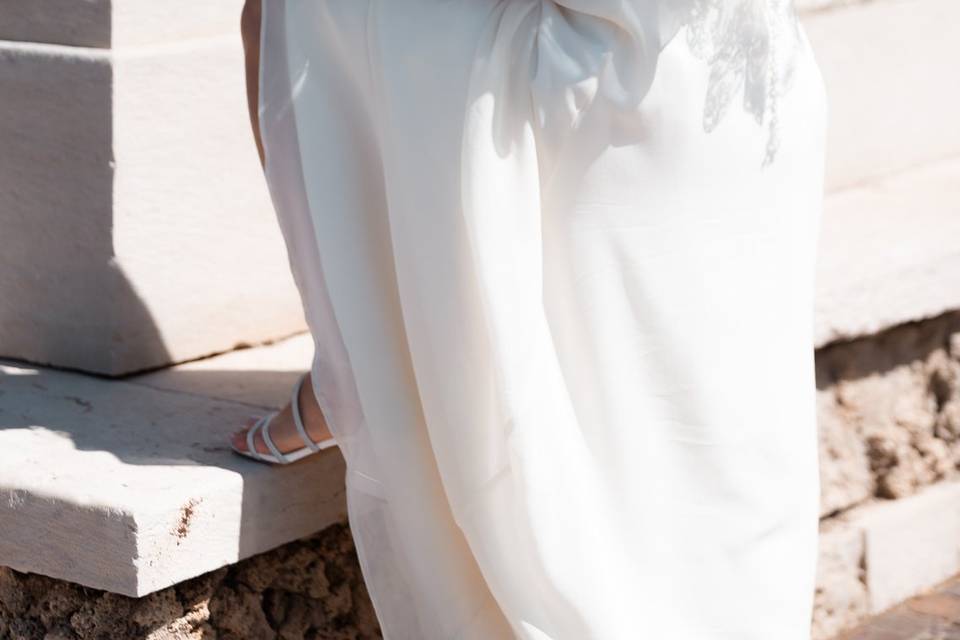 Sposa vista mare