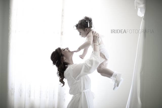 Bride with her daughter