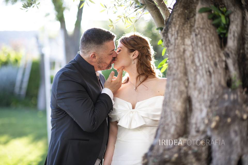 Wedding kiss