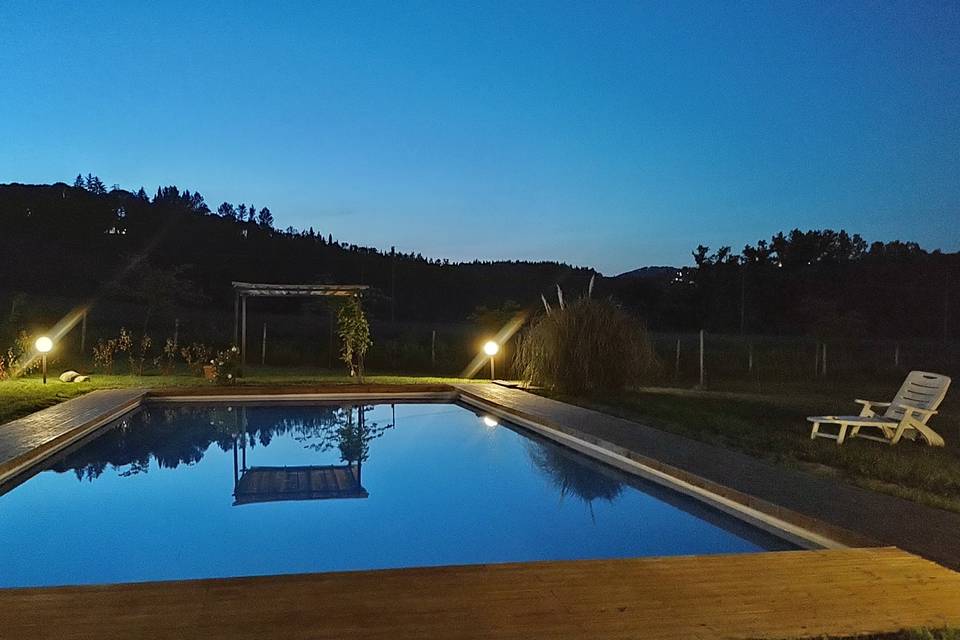 Piscina di notte