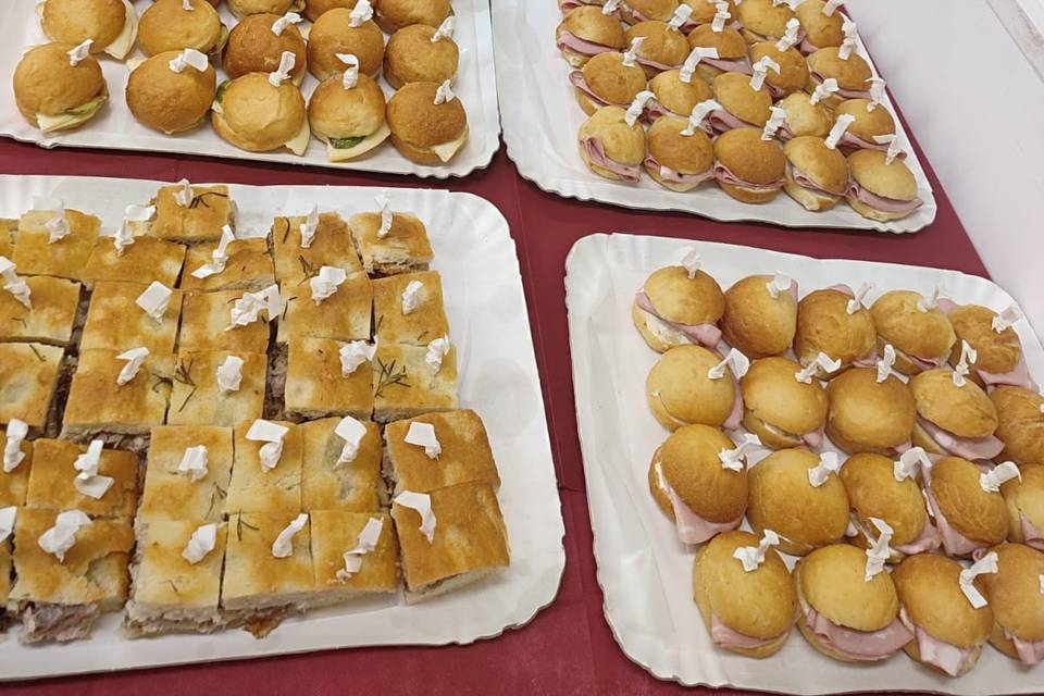 Catering base panificati