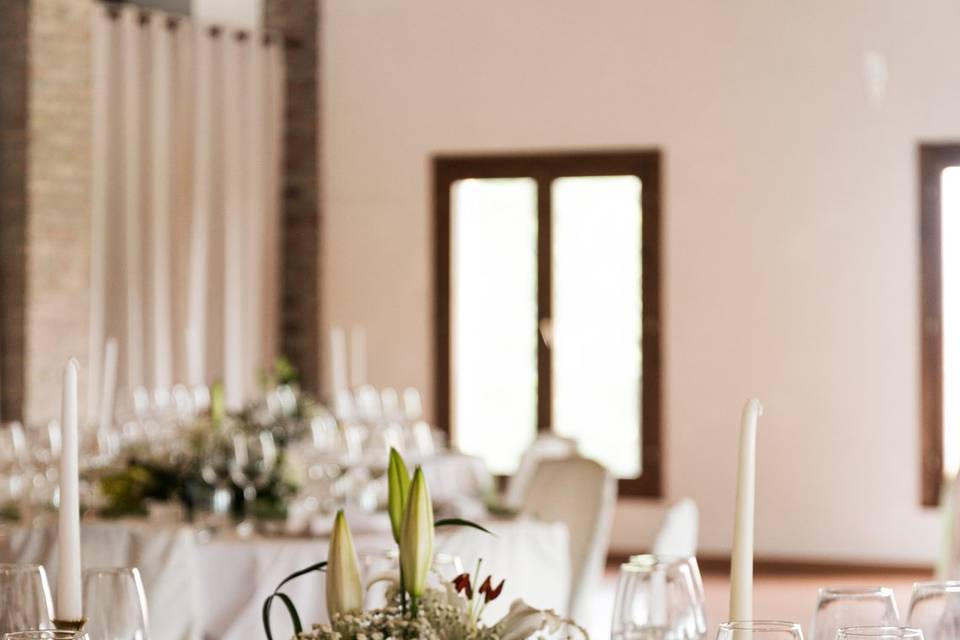 Tavolo decorarioni