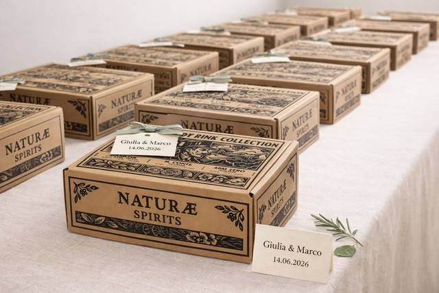 Scatola con tris di cocktails