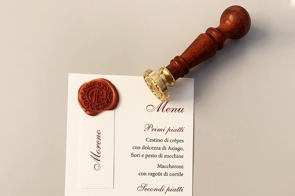 Menù consegna posto+ceralacca