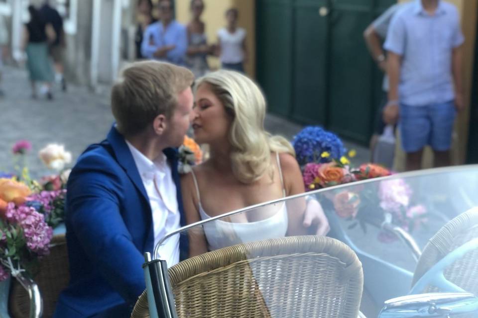 Kiss in ravello