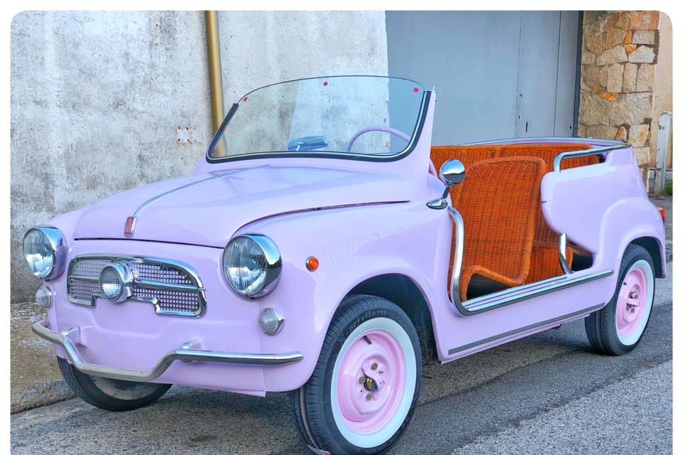 Jolly fiat 600 wisteria