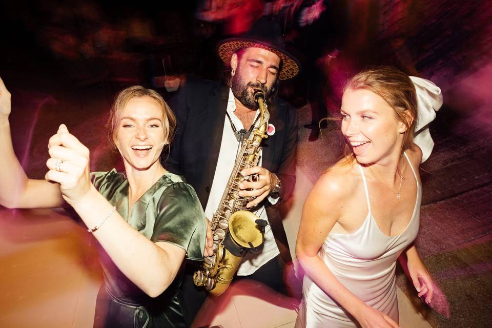 Bride + Sax