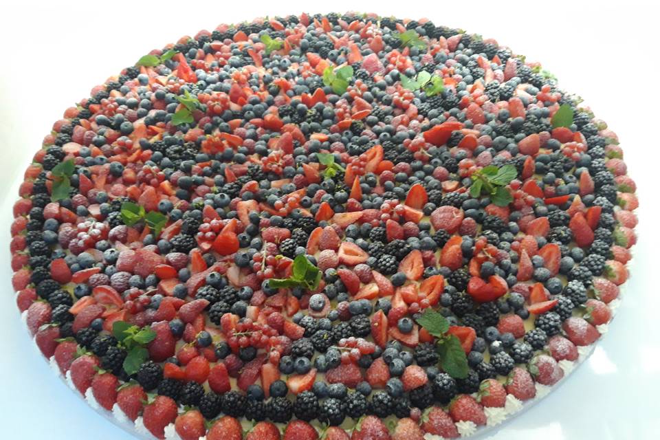 Crostata frutta con aroma lime
