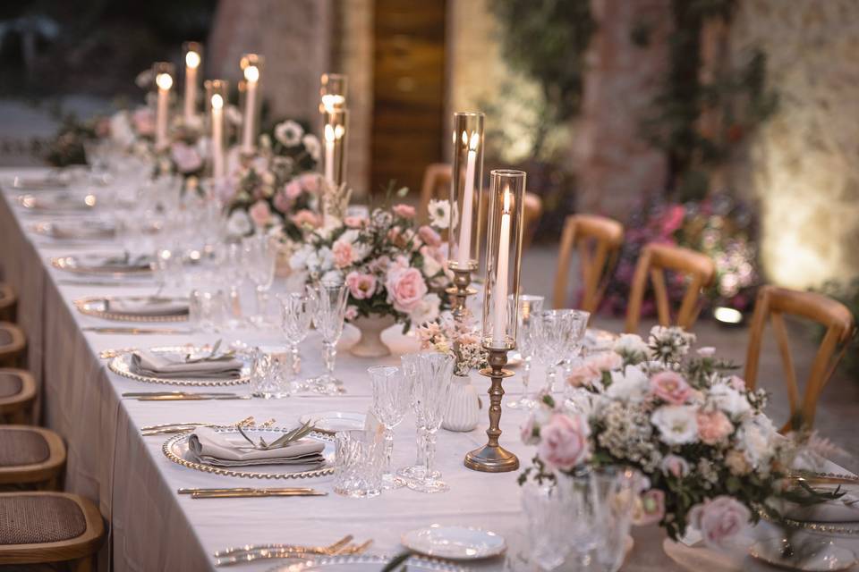 Wedding setting