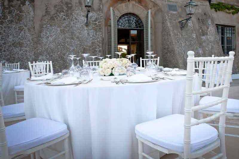 Wedding in a castle