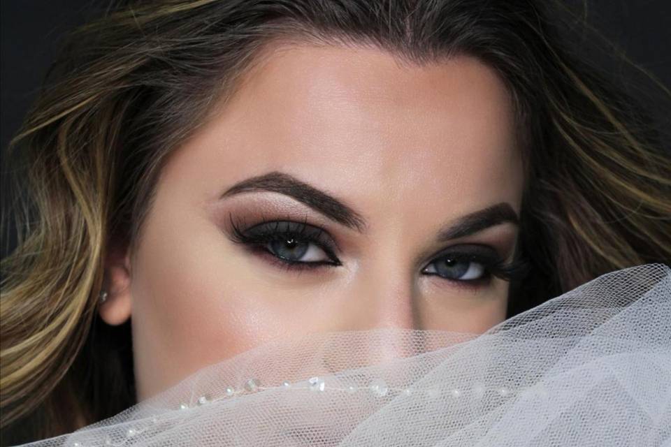 Smokey eyes sposa