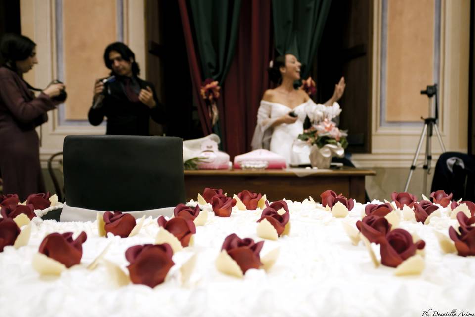 Torta matrimonio a cappello