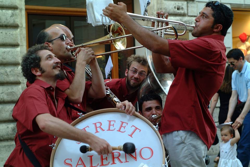 Salerno Street Parade jazz band
