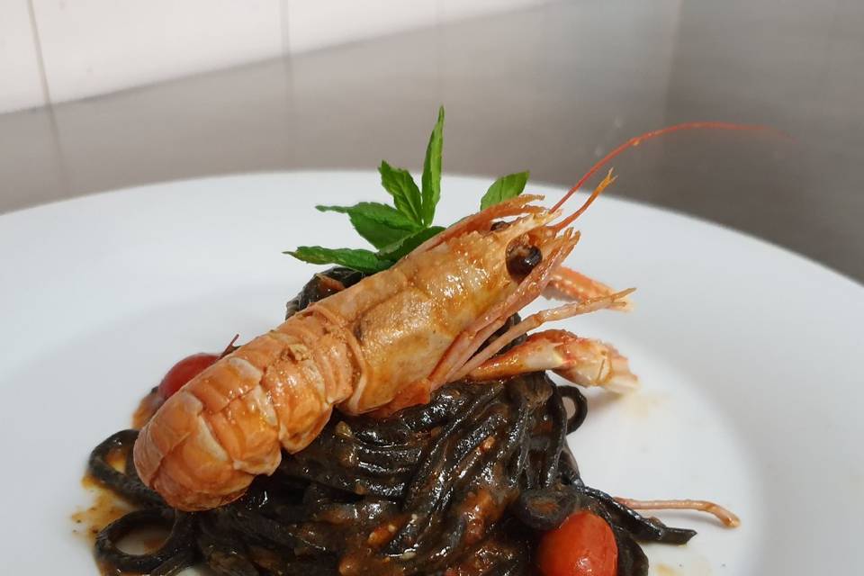 Tagliolini al Nero di seppia