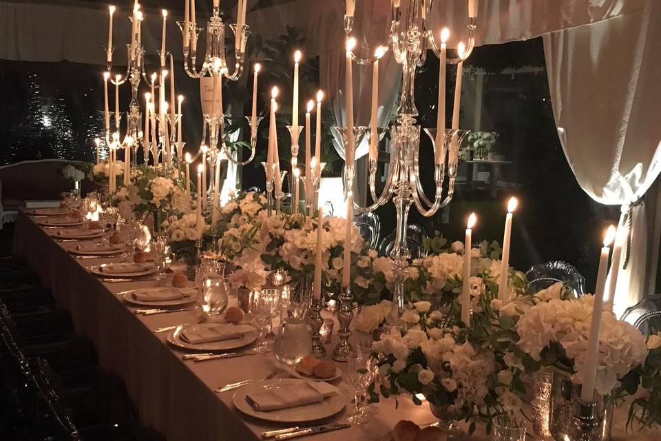 Luxury wedding table