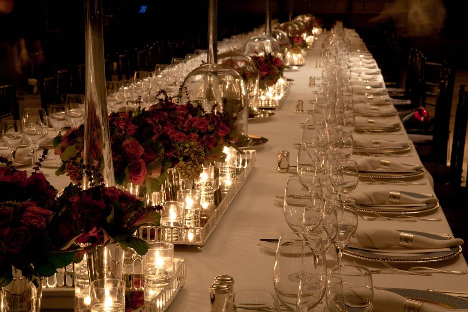 Luxury table wedding