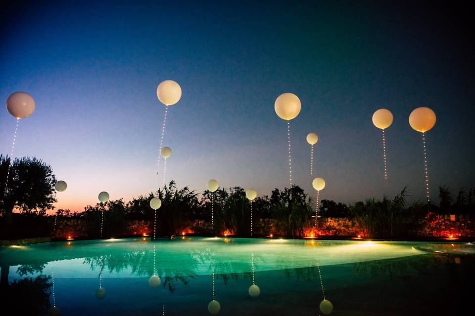 Pool wedding