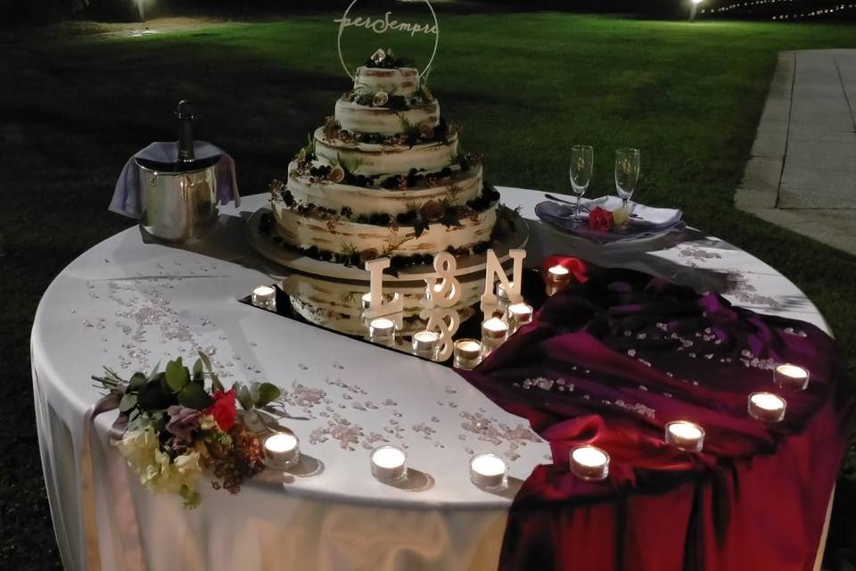 Allestimento Wedding Cake