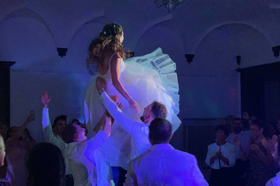 A flying bride