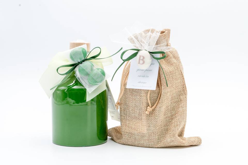 Bottiglia sacchetto verde