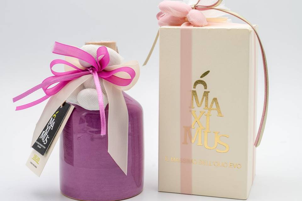 Scatola regalo viola