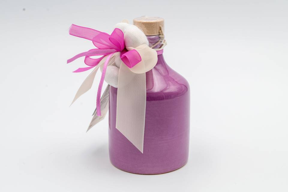 Vasetto ceramica viola